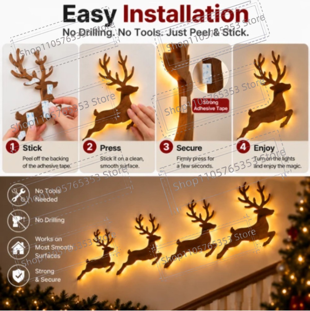 Светящиеся рождественские накл – обзор и цена Up Lighting Decor